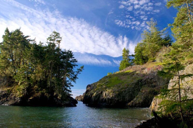 east sooke park on a sunny day