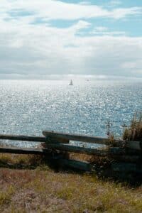 view of the ocean from Dallas Road Victoria, BC