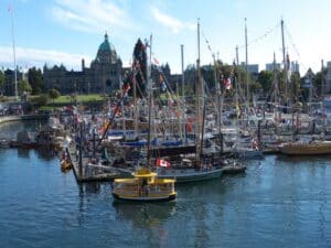 view of the inner harbour of Victoria
